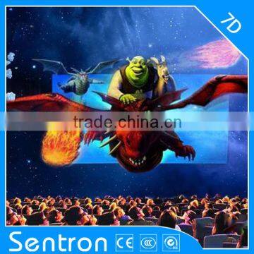 Interactive 7d Cinema Hydraulic/Electronic Simulation Shooting Games 7d Cinema Manufacturer
