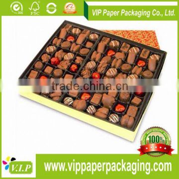 HOMEMADE FANCY CHOCOLATES GIFT PACKAGING PAPER BOXES DESIGN IN DONGGUAN