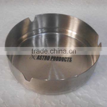 round stainless steel ashtray