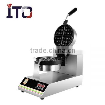 SH-WB1S Hot Sale 220V Commercial Automatic Digital Electric Custom Plate Waffle Maker for Sale