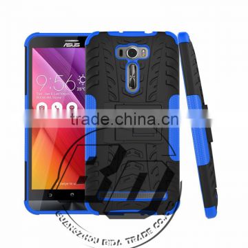 Super Shockproof armor rugged kickstand heavy duty TPU+PC 2 in 1 case For Asus Zenfone 2 Laser ZE601kL fast delivery