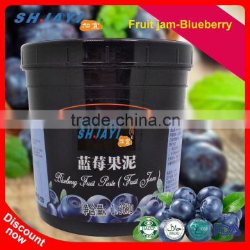 Taiwan Delicious Blueberry Jam Easy Fruit Flavor Jam Recipe Formulation Good For Health