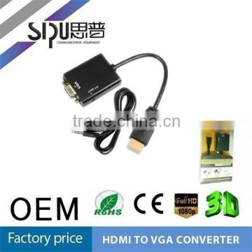 SIPU high quality hdmi to vga adapter best price hdmi to vga converter wholesale vga adapter to rca cable