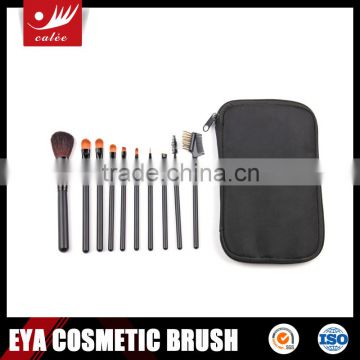 High quality 10pcs facial makeup brush set