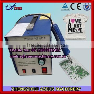 2014 Most popular Apparel & Textile Machinery Ultrasonic portable rhinestone fix machine
