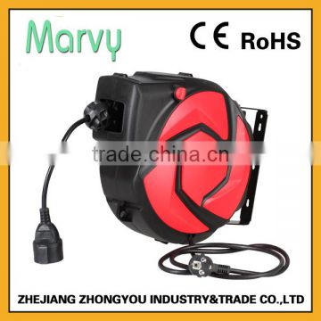 football style 14m automatic retractable H07RN-F3*1.5MM electric cable reel