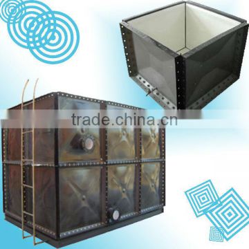 Top level hot sale! Simple water level indicator project water tank and square enameled water tank storage in new technology