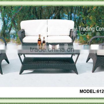 PE synthetic rattan & metal outdoor furniture garden furniture hotel furniture