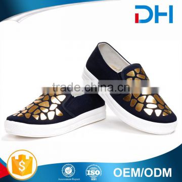 New designs free sample fashion women shoes casual sneakers 2017