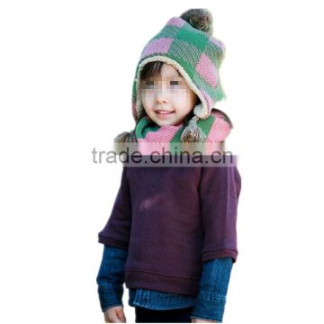 Englishism 5 colors choice autumn and winter warm double color acrylic winter woolen children scarf