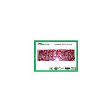 Red Double Sided PCB Two Layer Circuit HASL Prototype Circuit Board