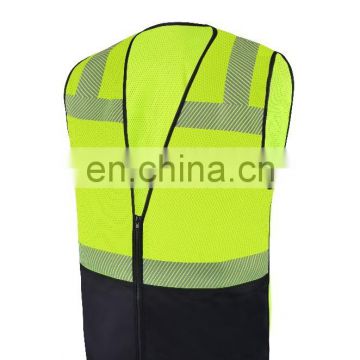 Hi-vis String Vest photo unisex safety vest with reflective strip
