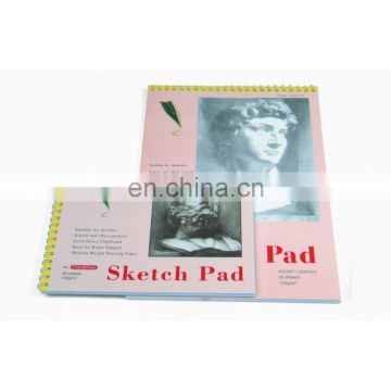 150gsm 30sheets wire bound colored cover A4 Sketch pad