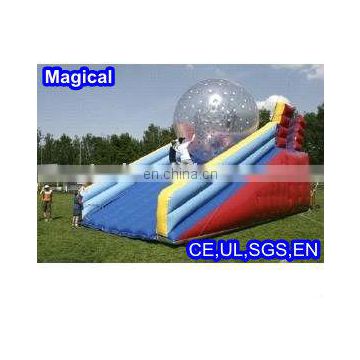 High Quality Inflatable Zorb Ball Track Inflatable Zorb Ramp