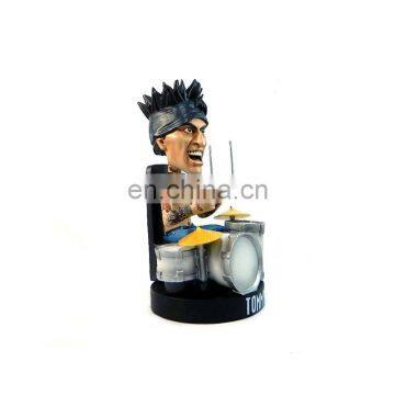 Cool Musician Drummer Resin Figurines