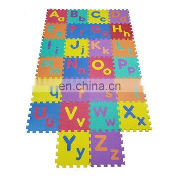 Melors EVA foam interlocking Capital&Lower Case Alphabets Puzzle Mat