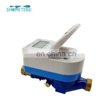 liquid sealed remote reading prepaid water flow meter with data transmit