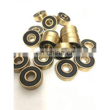 608-2RS Titanium gold bearing 8x22x7 mm