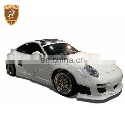 CSS LB Style Fiberglass Body Kit Front Rear Bumper Side Skits Suitable For Porsche 997 Car Parts China Manufacturer/Wholesale