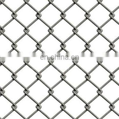 Canada Standard Black coated chain link fencing residential Security fence