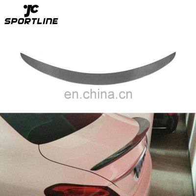 A Type Carbon Fiber Rear Trunk Spoiler Lip for Mercedes Ben z C Class W205 2015