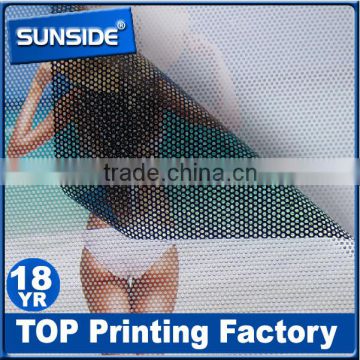 One way vision mesh banner,Fence banner printing D-0627