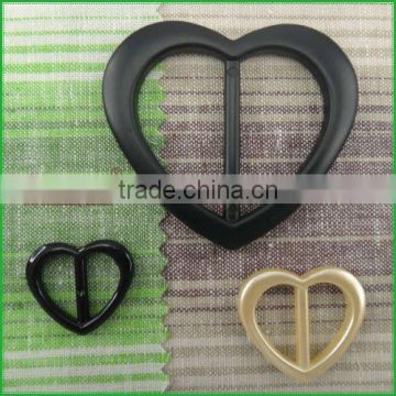 heart shape garment plastic belt buckle