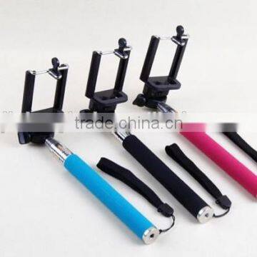 Hot selling!Mobile phone remote control Self-timer Kit Monopod Shutter Bluetooth Wireless Camera Shutter for iphone