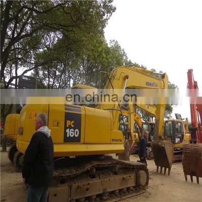 used  komatsu pc160LC-7 excavator In Construction Works , excavator Komatsu PC160LC-7 for sale