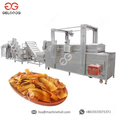 Easy Operation Banana Plantain Chips Production Line Automatic Banana Chips Making Machine Price