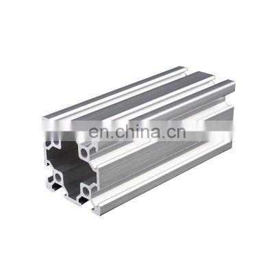 cnc high quality 6060 6063 2020 40x40 v slot t slot black printer window industrial aluminum decorative standard profile price