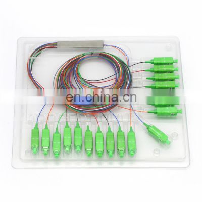 Optical Fiber 2*4 2*8 2*16 2*32 Mini Tube PLC Splitter