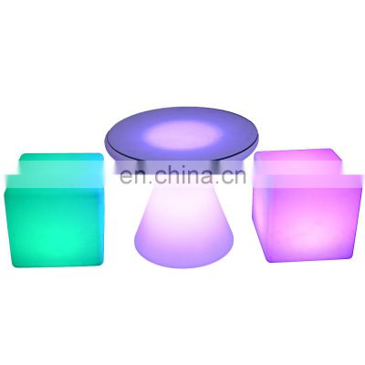 event furniture hire sedie per bar led cube chair club seating outdoor garden glow furniture