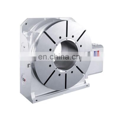 HR series 320mm 210mm high precision cnc hydraulic TJR 4th axis rotary indexing table and tail stock