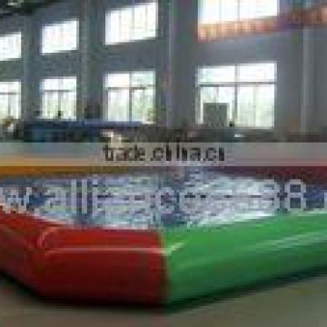 pvc portable inflatable water park game pool customize
