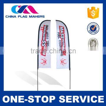 2015 Newest 2015 New Design Oem Service Aluminium Flagpole Feather Banner