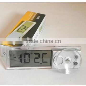 2015 New Arrival Thermometers Suction On Car Windscreen Or Auto Rear View Mirror Digital Display Thermometer
