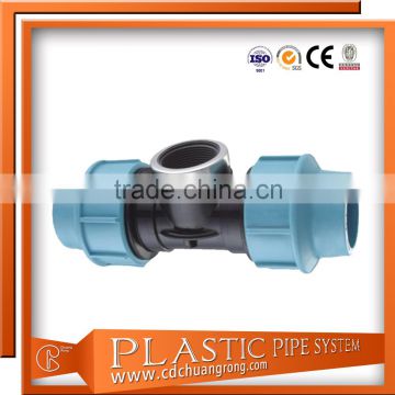 PP Compression Pipe Fitting for HDPE Water Pipe