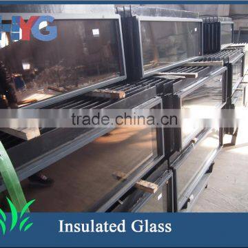 6+9A+6mm laminated insulated glass for building glass with best price and high quality