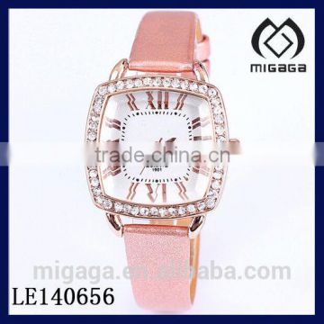fashion beautiful timepieces wristwatches for ladies*lovely pink strap beautiful wristwatches lady