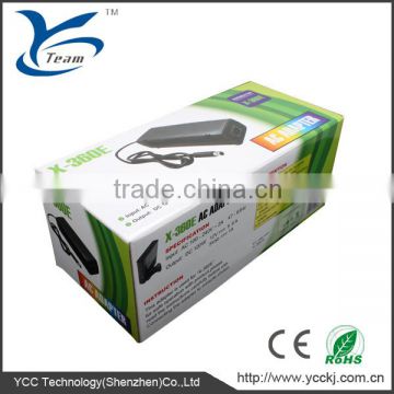 hot selling newest ! power charge for xbox 360 powr adapter UK/EUR/US/BR/AU standard for wholesale high quality