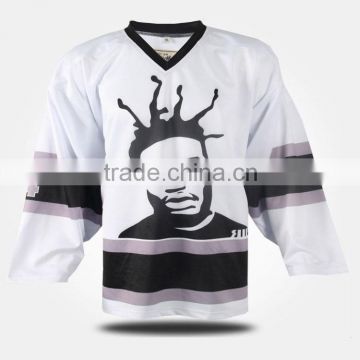 wholesale blank ice hockey jersey for team