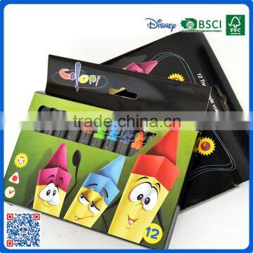 2016 customer multi colors crayons with paper wrap