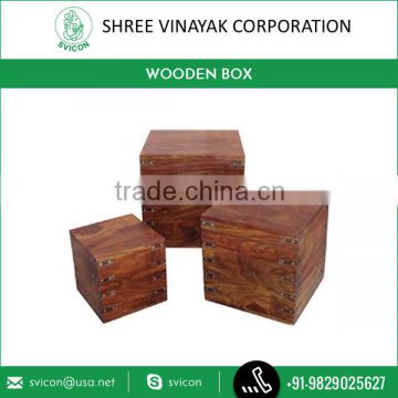 Premium Grade Wooden Storage Box made from High Quality Raw Material