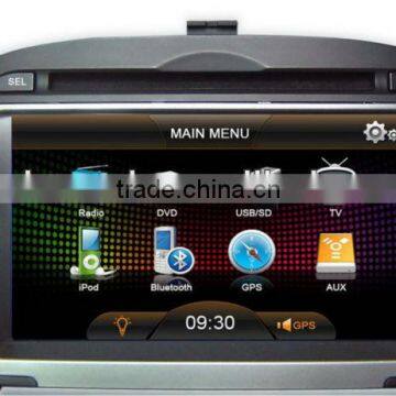 Car dvd gps navigation for Hyundai IX35 with BT, TV and Ipod