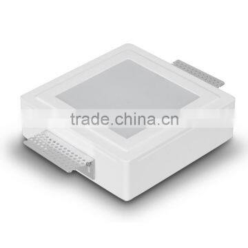 high lumens LED downlight withCE/PSE/RoHS, Indoor gypsum/plaster made LED recessed downlight