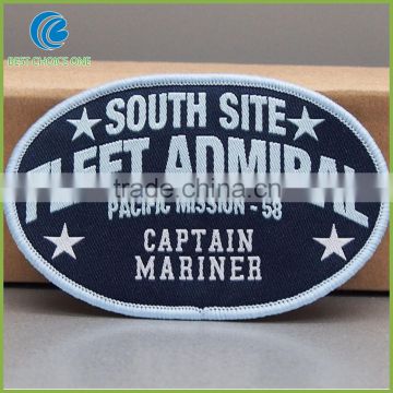 2016 Custom High Quality Woven Patch, Woven Badge, embroidery label