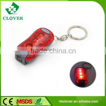 3 LED keychain lights best promotion gift mini plastic led flashlight