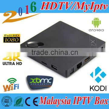 Android 4.4 IPTV Malaysia IPTV Box HD Malaysia HD Channel 1/3/6/12 months HDTV MyIptv