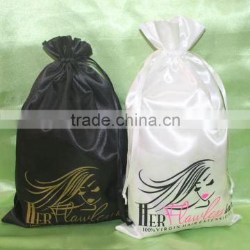 Satin Hair Extensions Packaging Bag